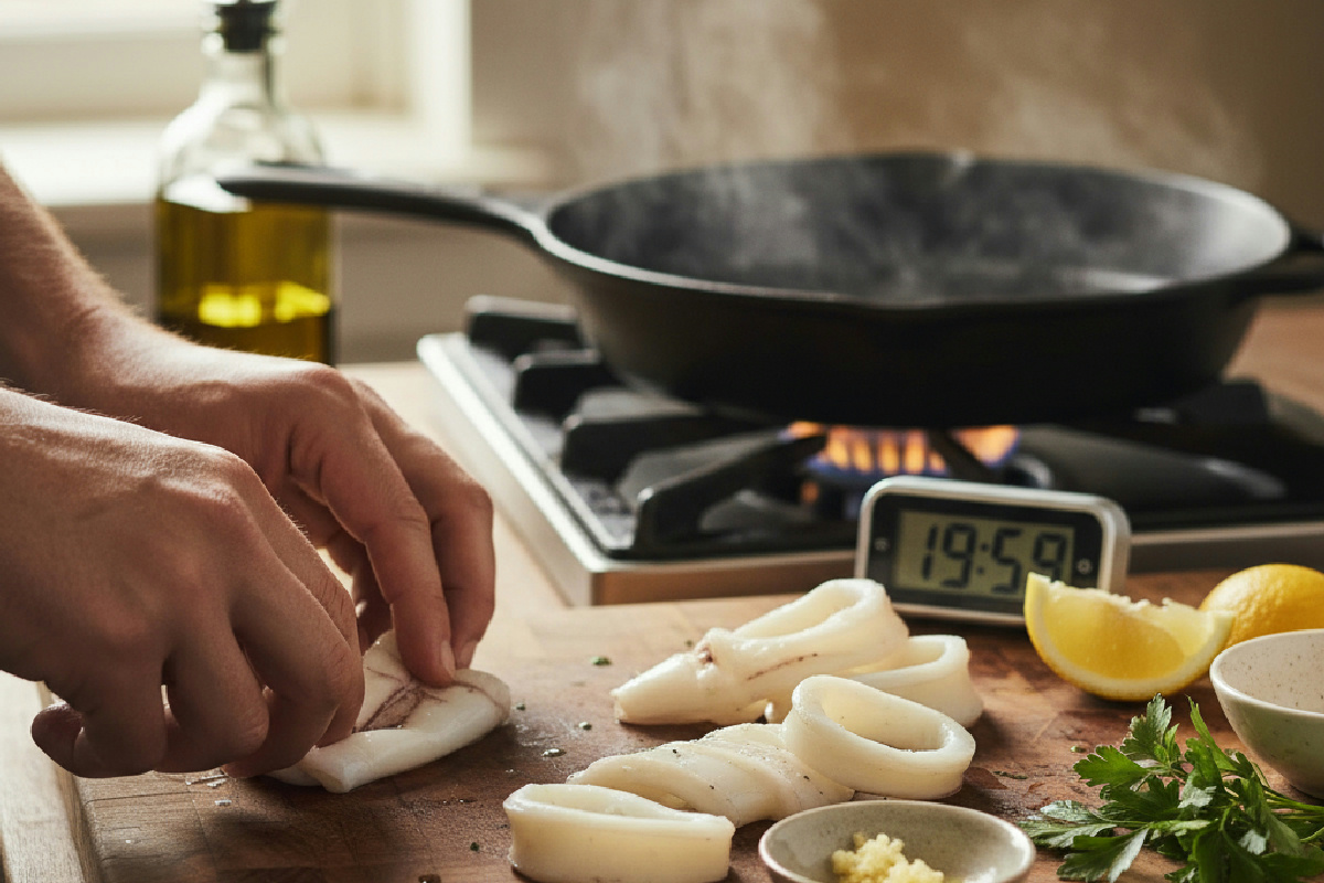 Per calamari tenerissimi prova questo trucco: li prepari in 20 minuti e conquisteranno tutti